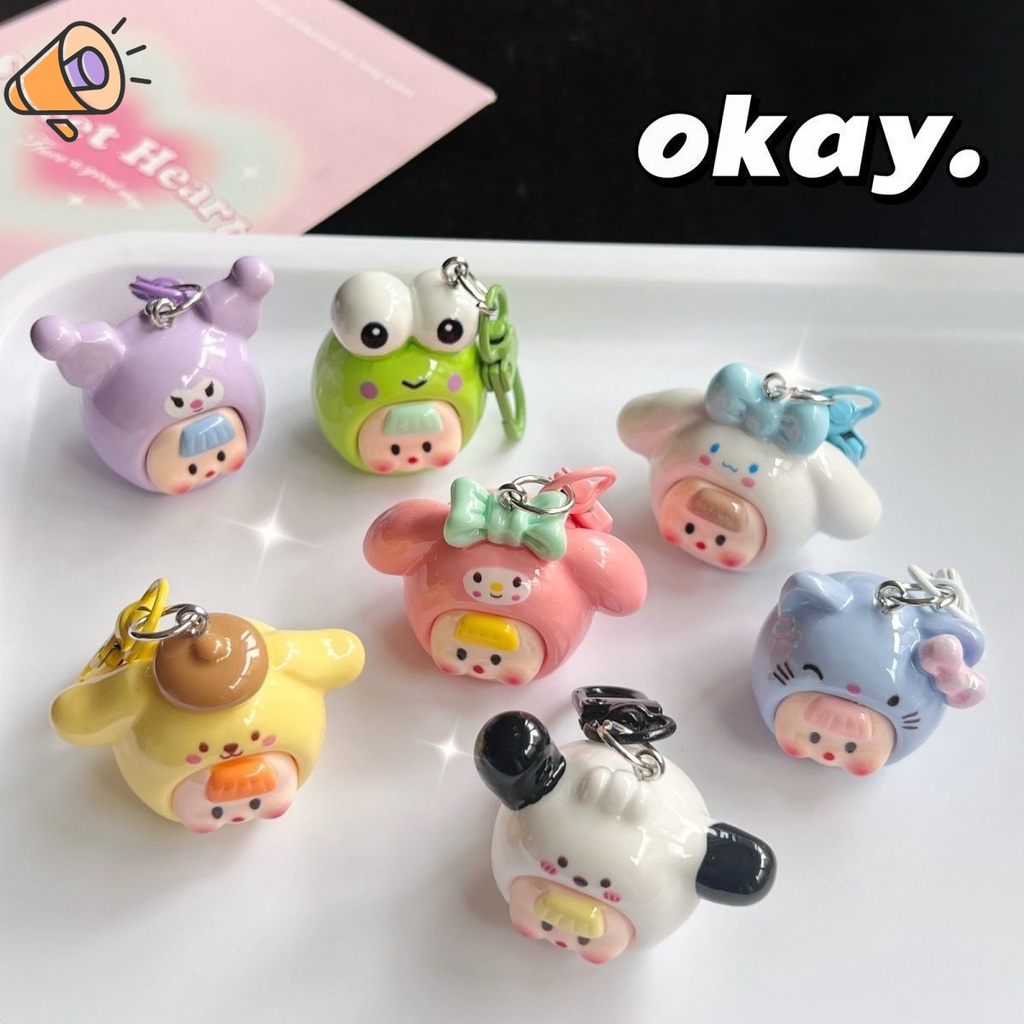 Móc Khóa Hình Mèo kitty Dễ Thương