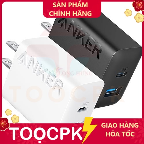 Cốc sạc Anker 1USB 1Type-C 20W A2348 - Hàng chính hãng- HSHOP365 HSHOP365HN