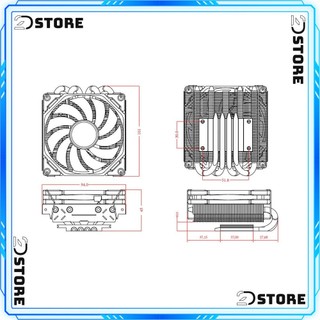 Tản nhiệt CPU ID-Cooling IS-40X V3 (PC Low-Profile, Mini PC, ITX)