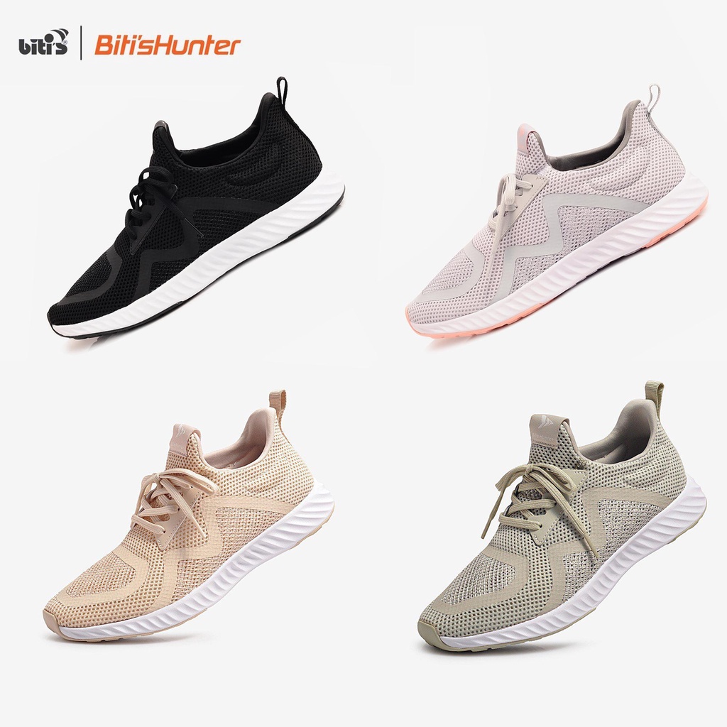 Giày Thể Thao Cao Cấp Nữ Hunter Core Jogging Light Grey - DSWH05300XAM/DSWH05300DEN/DSWH05300REU/DSW