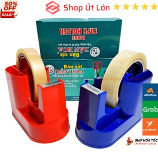  Dao cắt băng keo văn phòng 400 DÂN HOA Bàn cắt băng keo cỡ nhỏ 12mm,15mm,24mm - Vòng lớn 