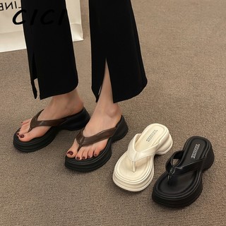 Cici ép sandal nữ dép bánh mì nữ dép bánh mì thể thao lịch sự trẻ trung kiểu dáng độc đáo fzt2410i11 3z240116