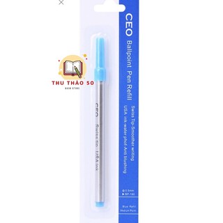 Ruột bút lông bi nước gai xoắn CEO mực xanh.