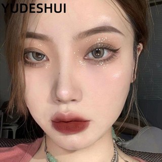 Yudeshui phấn mắt ánh nhũ lấp lánh chống nước lên màu cực chuẩn