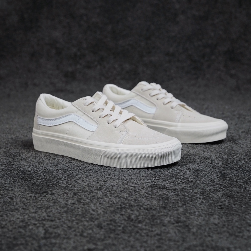 Giày Thể Thao Vans Sk8-Low Vải Canvas Kiểu Vintage Thời Trang Xuân Hè 2022
