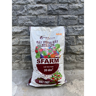 Bao Đất Đa Dụng Đặng Gia Trang SFARM 20dm3/10kg - Đất Thịt, Mùn Hữu Cơ, Dễ Phối Trộn