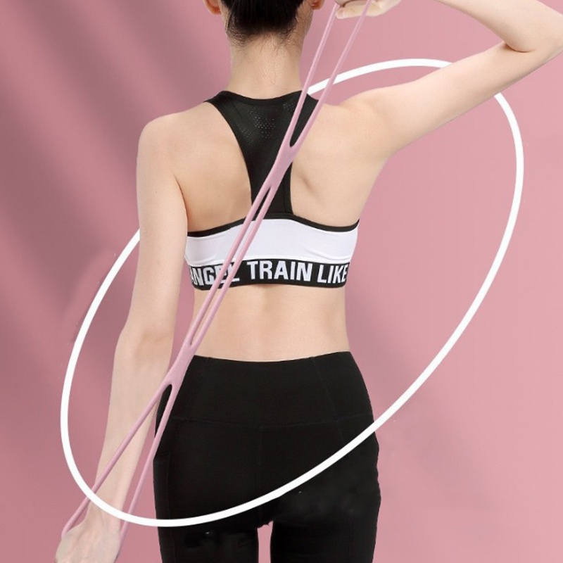 Dây Đai Kháng Lực Hình Số 8 Bằng Silicon Chuyên Dùng Tập yoga Giảm Cân silicone - YKD