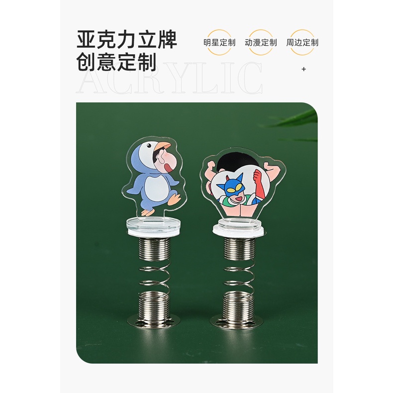 Giá Đỡ Bút Chì Bằng acrylic Họa Tiết Hoạt Hình Sáng Tạo Trang Trí Bàn Học