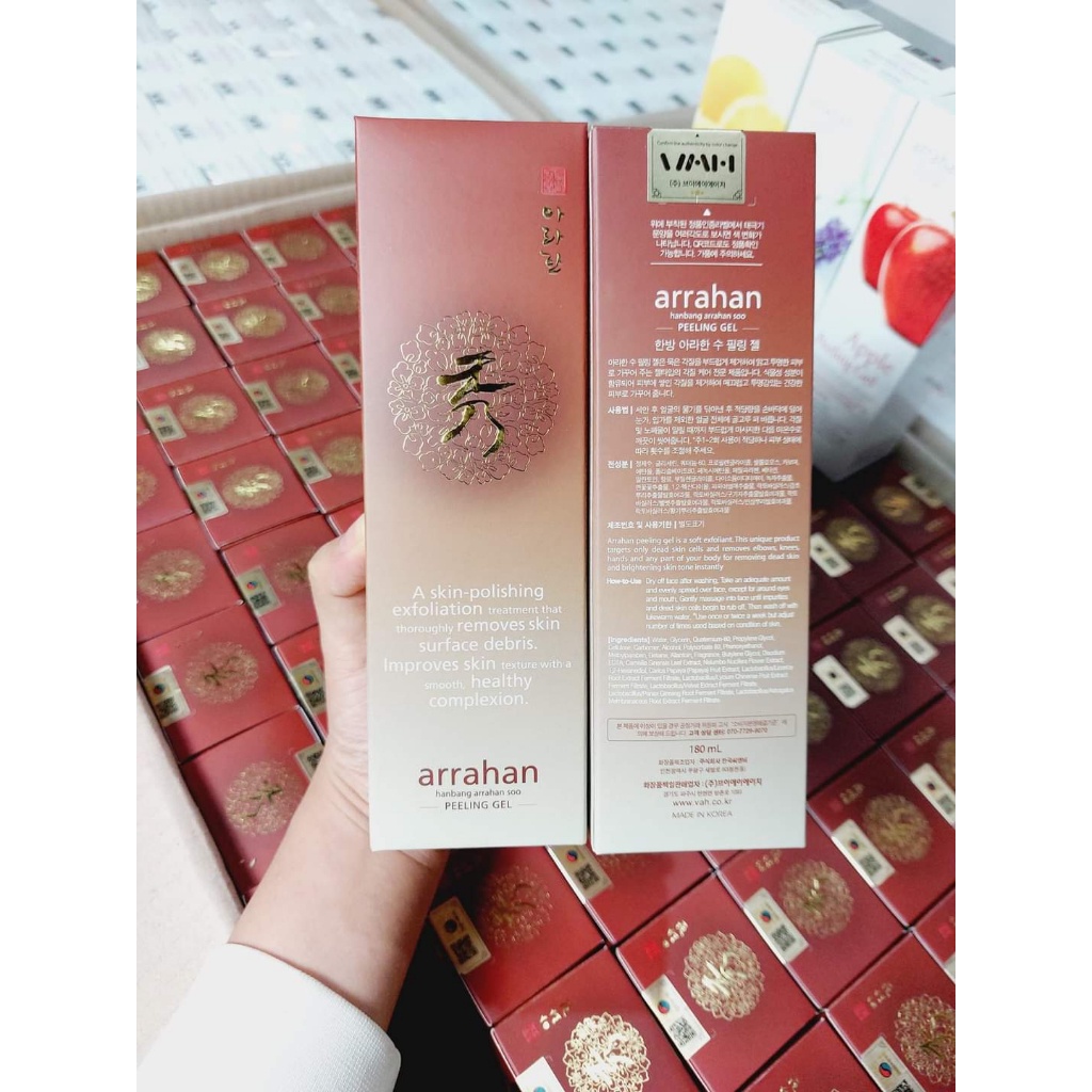 Kem Tế Bào Chết Làm Trắng Da Hoa Quả Arrahan Peeling Gel 180ml