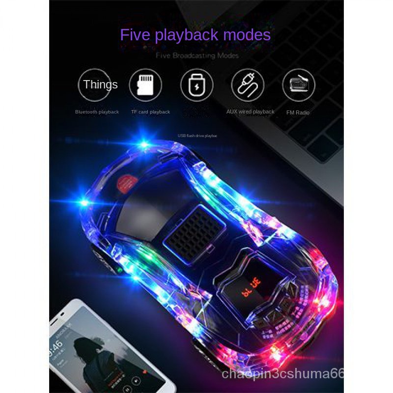 Ppsm Loa bluetooth Không Dây Có Đèn Pha Lê Nhiều Màu Hình Cá Heo / Loa / Loa / Loa subwoofer / Loa bluetooth / game / Loa subwoofer / Loa Xe Hơi