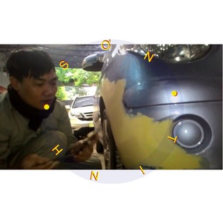 Bộ bả matit ATM vàng 1kg (Bả trét)