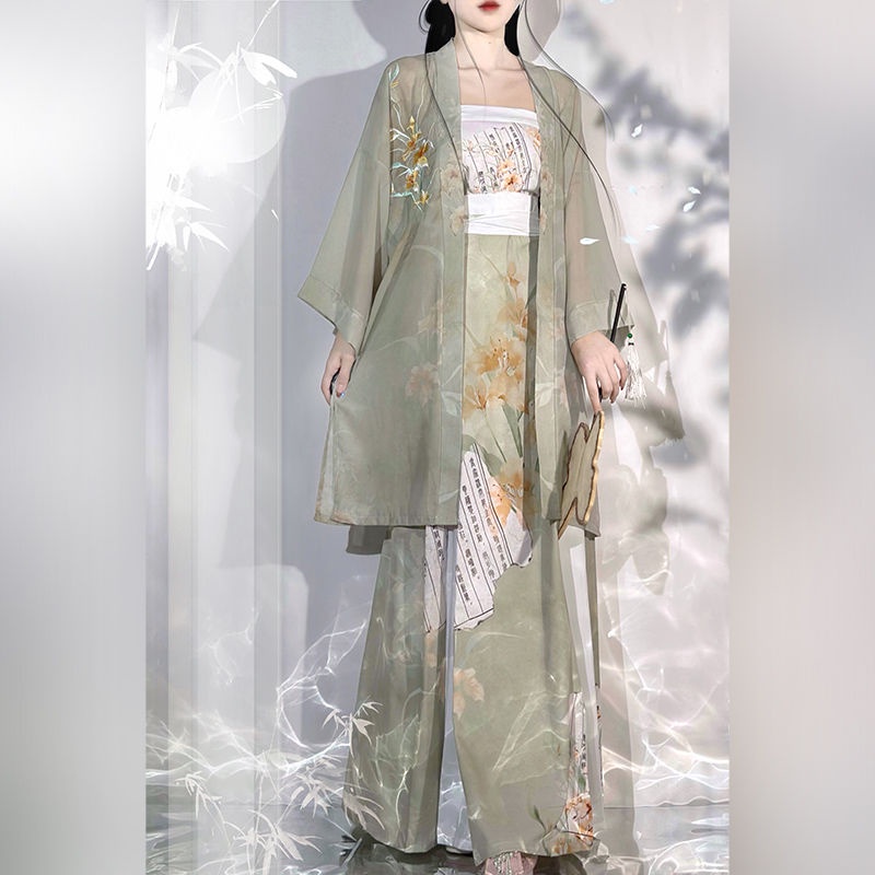 Đầm hanfu Hai Dây Dáng Dài Phong Cách Trung Hoa Cổ Tích  Chính Hãng Cho Nữ#23916