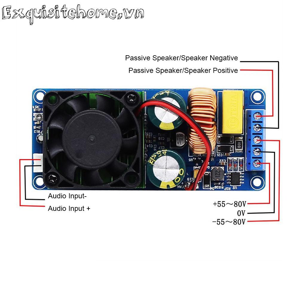 Bảng Mạch Nguồn irs2092 hifi Kênh Kép Cho Loa subwoofer Xe Hơi