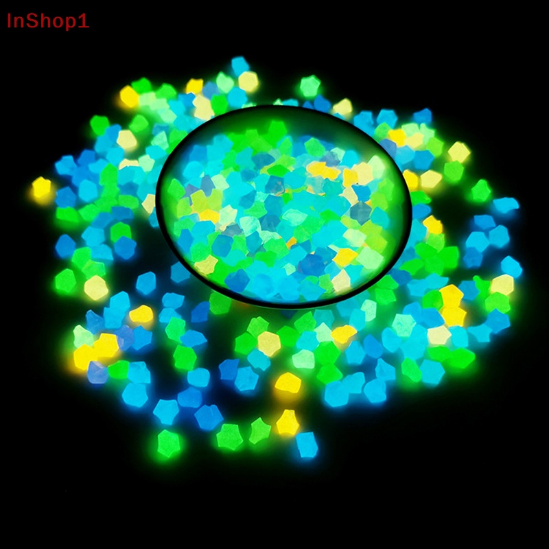 Set 300 Viên Đá Dạ Quang Trang Trí Hồ Cá / Sân Vườn Ngoài Trời