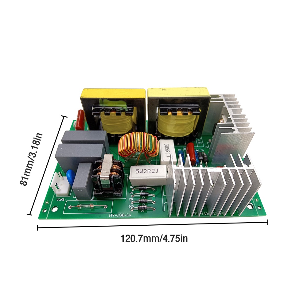 Bảng Mạch Làm Sạch Nguồn Siêu Âm 220v 120w Với Bộ Truyền Sóng Siêu Âm 40khz