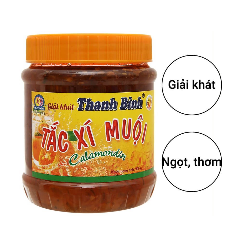 Tắc xí muội Thanh Bình hũ 900g