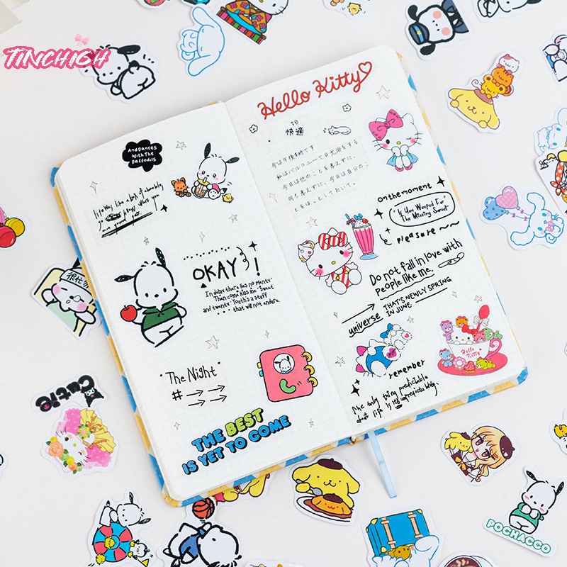 Set sticker Dán Trang Trí Hình Chuột cinnamoroll Dễ Thương