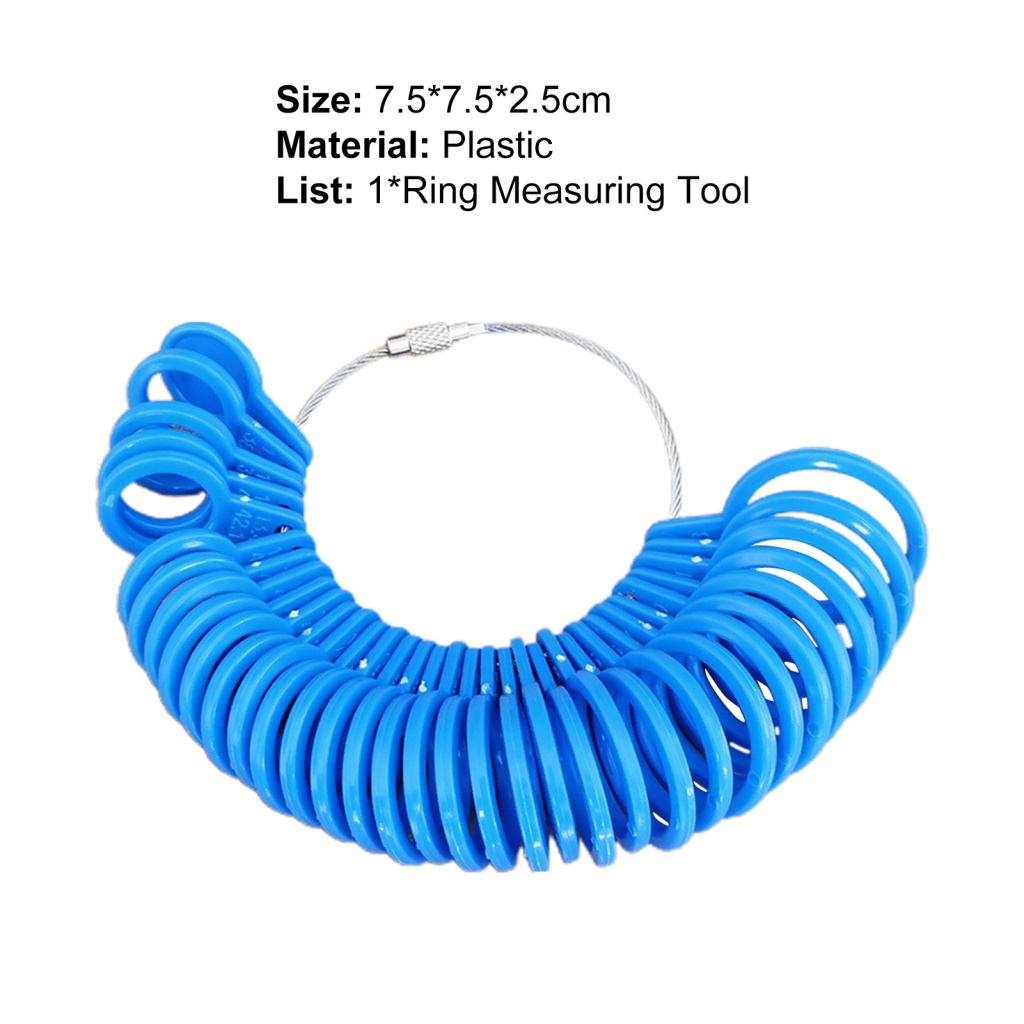 Bộ 2 Dụng Cụ Đo Kích Thước Ngón Tay Tháo Rời Được Chuyên Nghiệp hk Dùng Để Làm Trang Sức diy