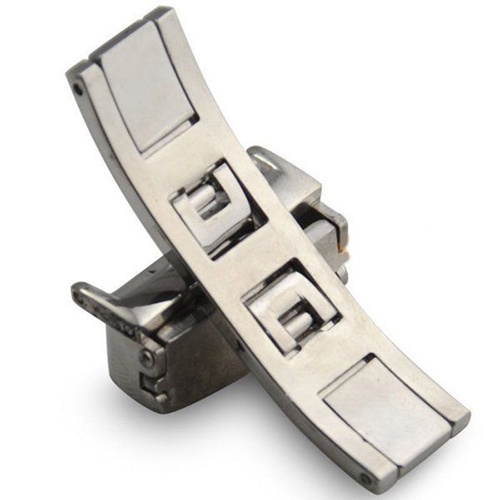 Dây Đồng Hồ Bằng Thép Không Gỉ Dạng Cong Mua M2 16 / 18 / 20mm