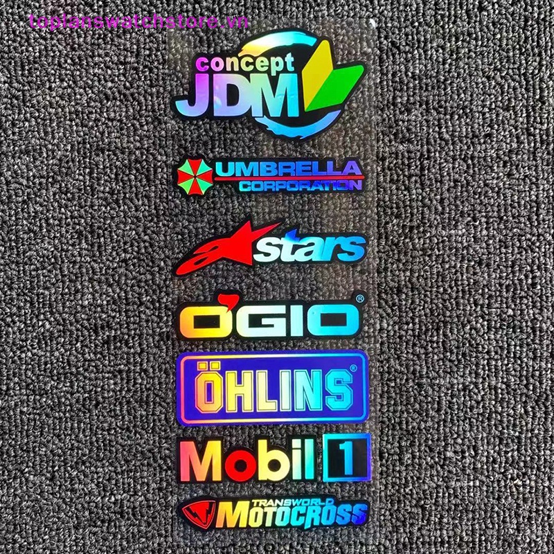 Miếng Dán laser Chống Thấm Nước Trang Trí Xe Hơi Xe Máy