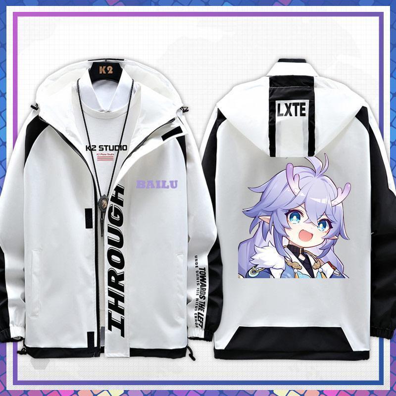 Honkai: Star Rail Bailu game characters around the men and women youth jacket jacket casual popular versatile