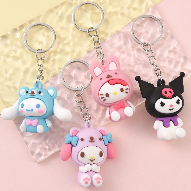 Sanrio Móc Khóa Hình kuromi Dễ Thương