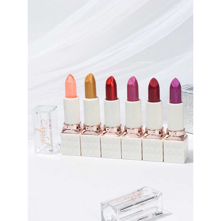 Son Môi Màu Đỏ Trơn Lâu Trôi Tốt Cho Sức Khỏe &amp; Thỏi Son Kem 3.5g Hương Trái Cây Ngọt Ngào