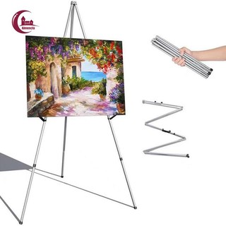 Chân đế trưng bày chân đế, Giá đỡ sàn, Giá đỡ nghệ thuật vẽ tranh, Giá đỡ, Giá đỡ kim loại Chân máy cho ảnh gia đình Canvas