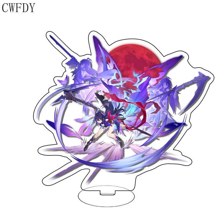 Mô hình Standee Mihoyo New Game Honkai:Star Rail Figure March 7th Acrylic decor góc học tập để bàn 15cm