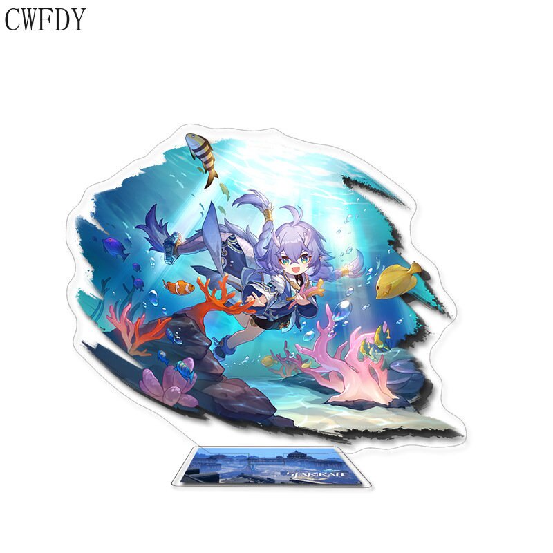 Mô hình Standee Game Honkai: Star Rail Keychain Dan Heng March 7th Kafka Himeko Acrylic Stand Figures 15cm