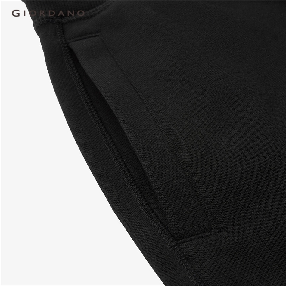 Quần jogger nam GIORDANO 01113097 lưng thun có túi đơn giản thời trang