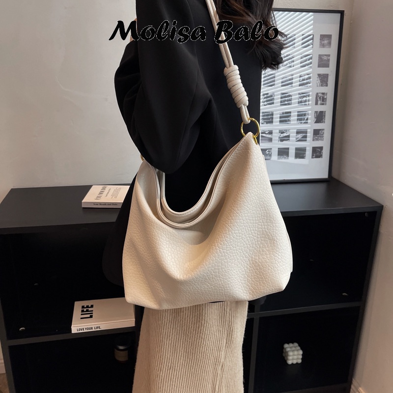 Molisa túi xách nữ túi đeo chéo kẹp nách đeo vai 2023NEW GDJ2390PUW 37Z230911