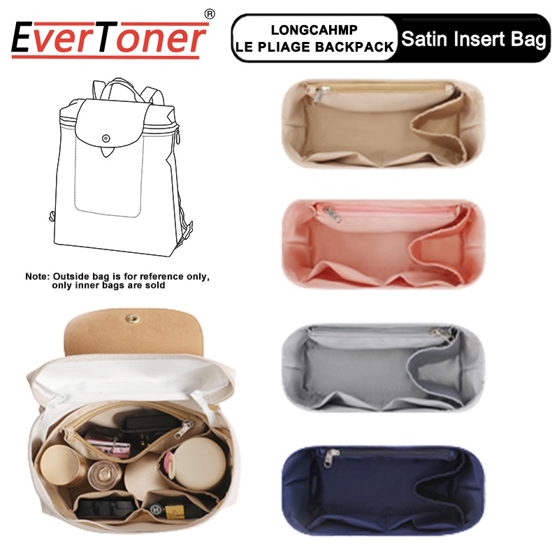 LONGCHAMP (Everso) Túi Lót Trong Cho Balo Đi Học Có Dây Kéo