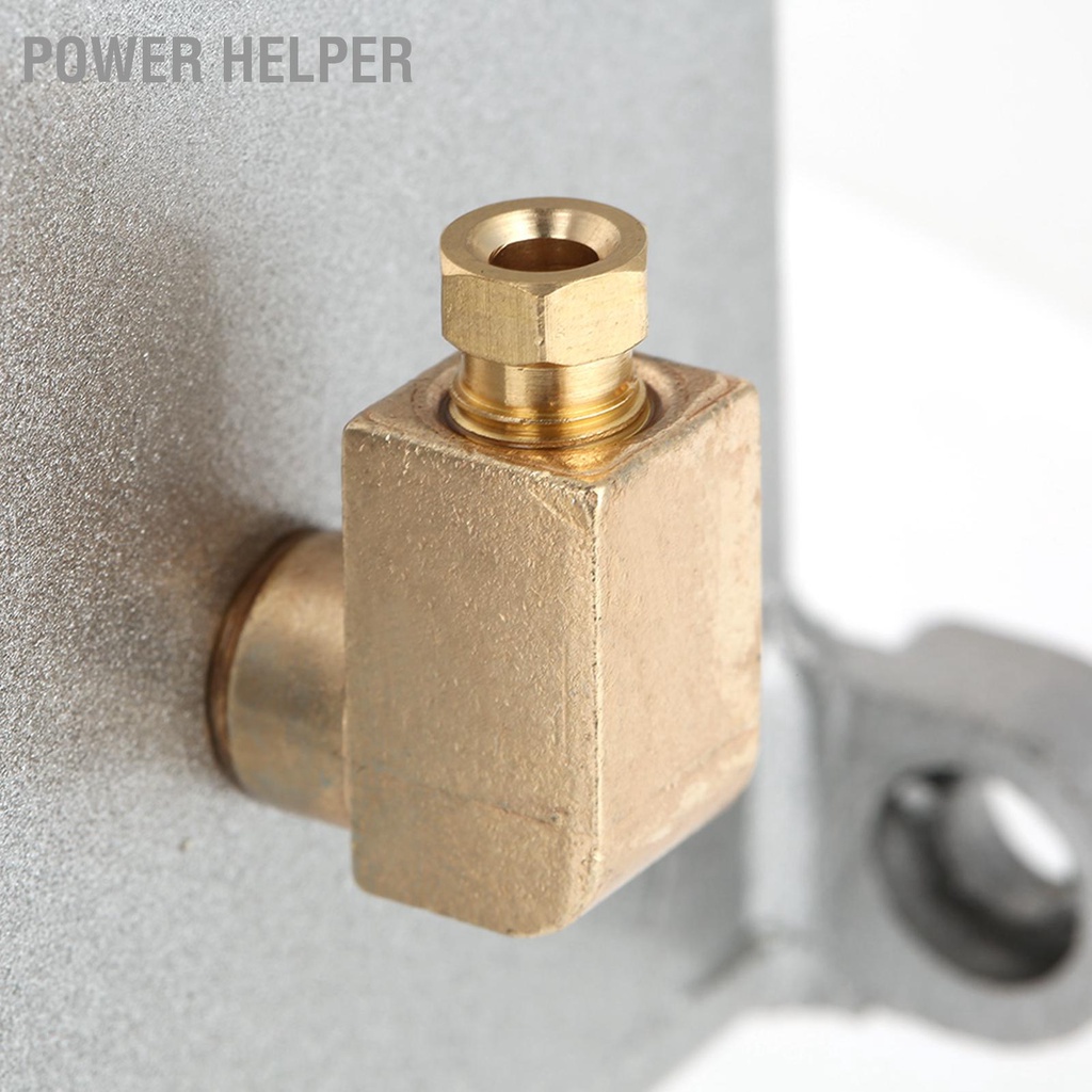 Power Helper 1 Máy Tính Bôi Trơn Bằng Tay Bơm Dầu 500CC CNC 4Mm Cổng Ra Đôi