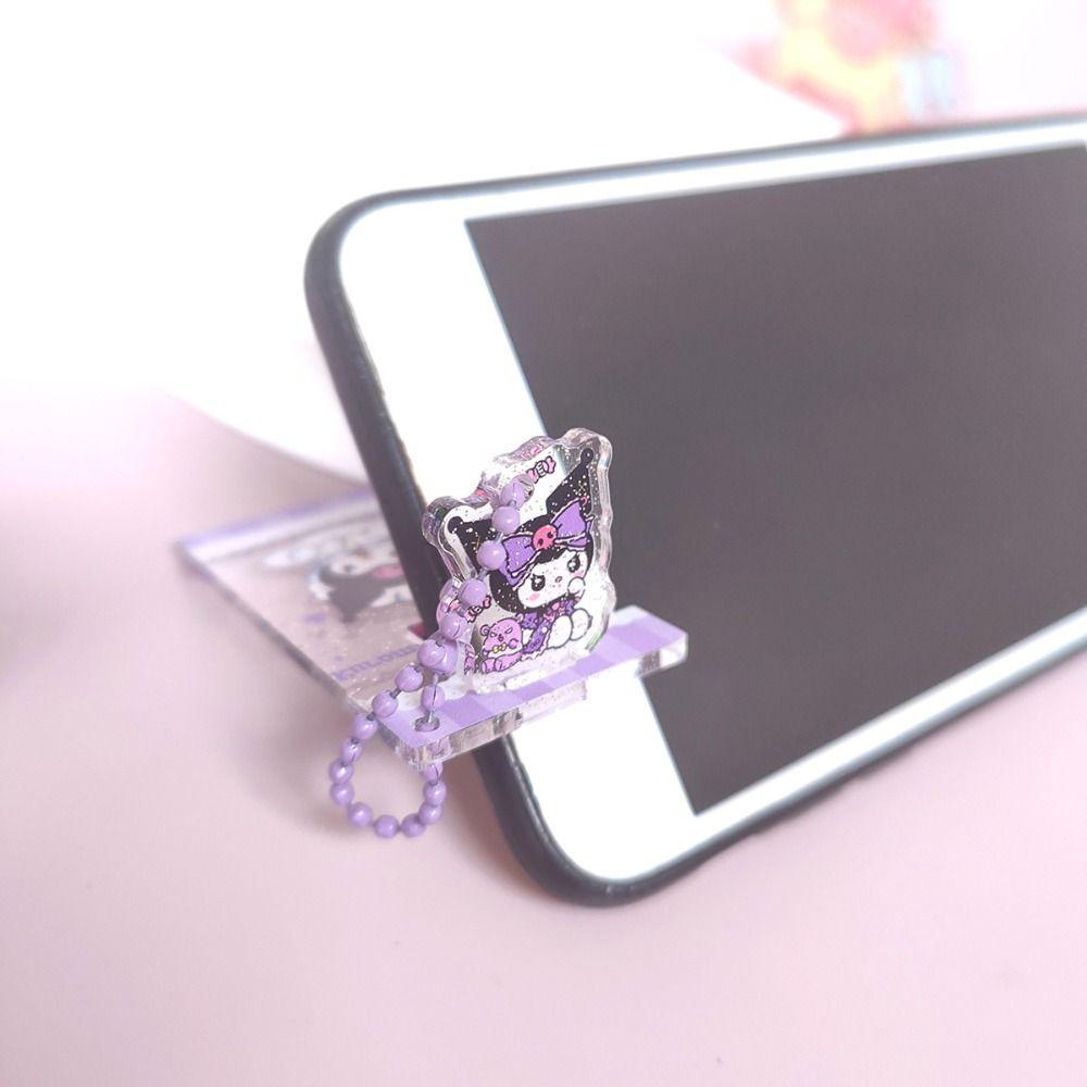 Mmluck cinnamoroll Giá Đỡ Điện Thoại Bằng acrylic Nhẹ Họa Tiết kitty Lấp Lánh