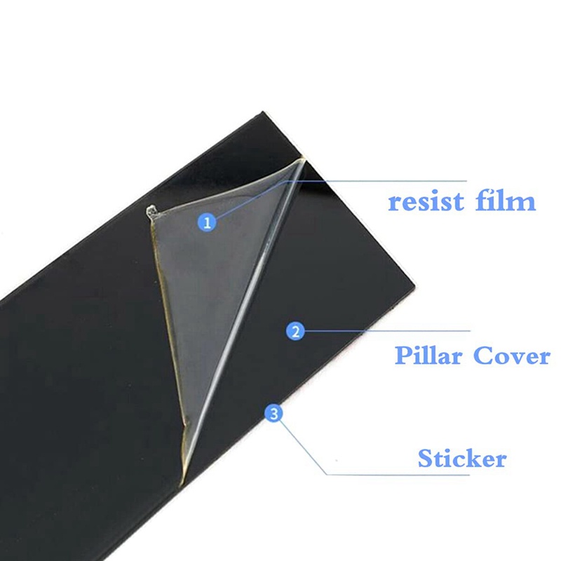 Miếng Dán Chống Trầy Xước Màu Đen Bóng Cho Cửa Sổ Xe Hơi kia forte k3 2019-2022