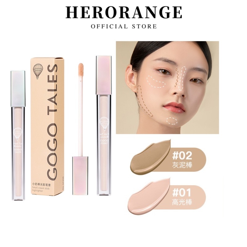 Phấn tạo khối bắt sáng dạng kem Herorange GT256