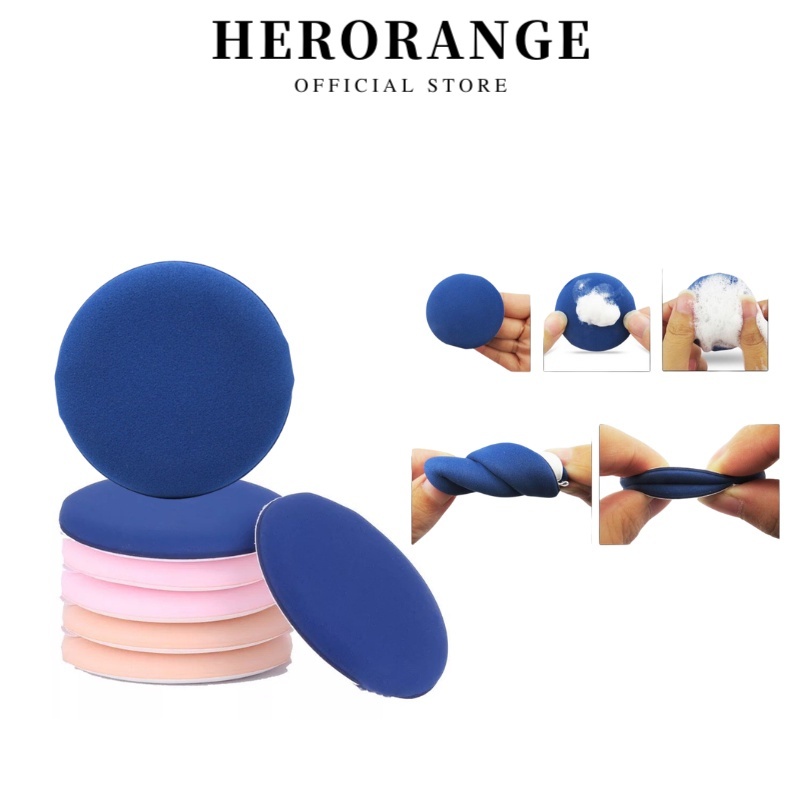 Mút Trang Điểm Her Orange Tán Kem Nền Mềm Mại Tiện Lợi Cho Phái Đẹp