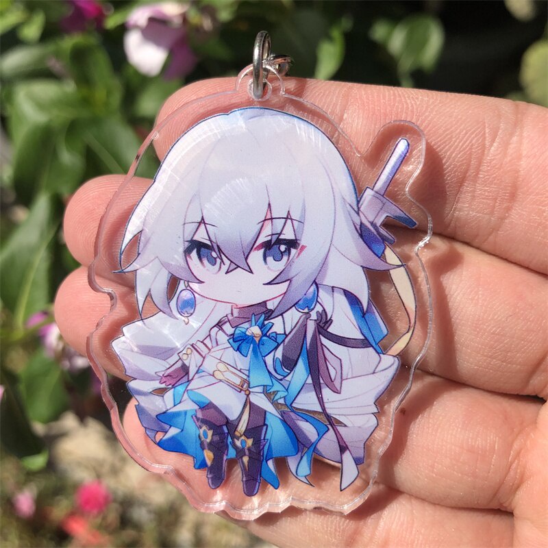 Móc khoá Honkai: Star Rail Luocha Fu Xuan Blade Imbibitor Lunae Keychain Anime Manga Phụ Kiện Trang Trí Túi xách Balo