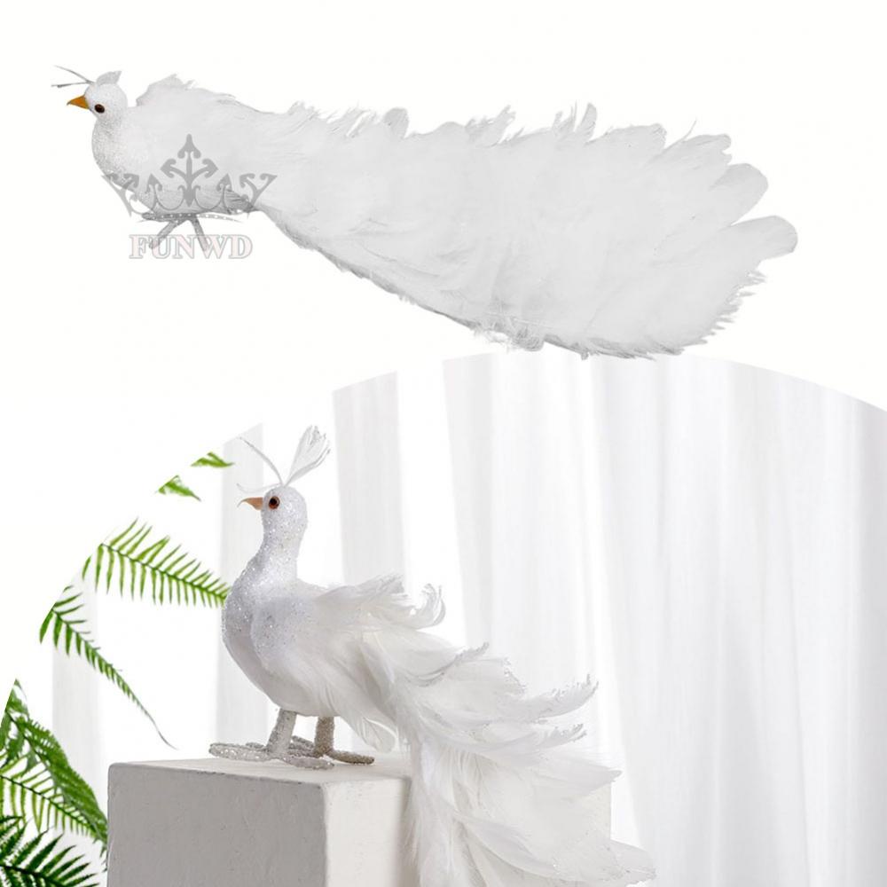 Chim Công Giả Bằng Xốp Trang Trí Đám Cưới