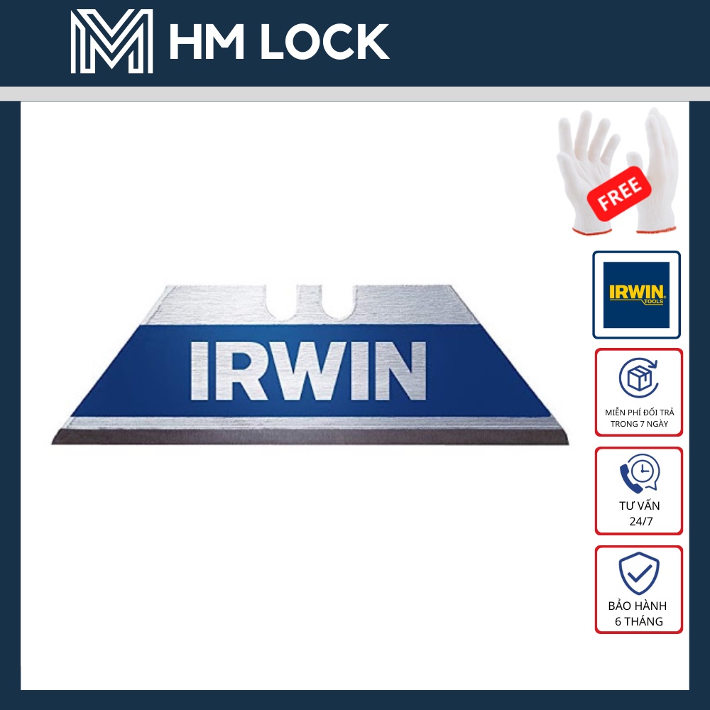 LƯỠI DAO RỌC GIẤY CAP THẲNG IRWIN - HÀNG CHÍNH HÃNG - HM LOCK