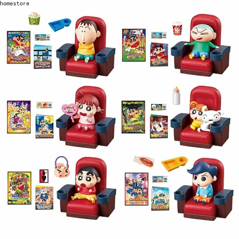 Set 6 Nhân Vật Phim Cậu Bé Bút Chì shin-chan Kích Thước 6cm