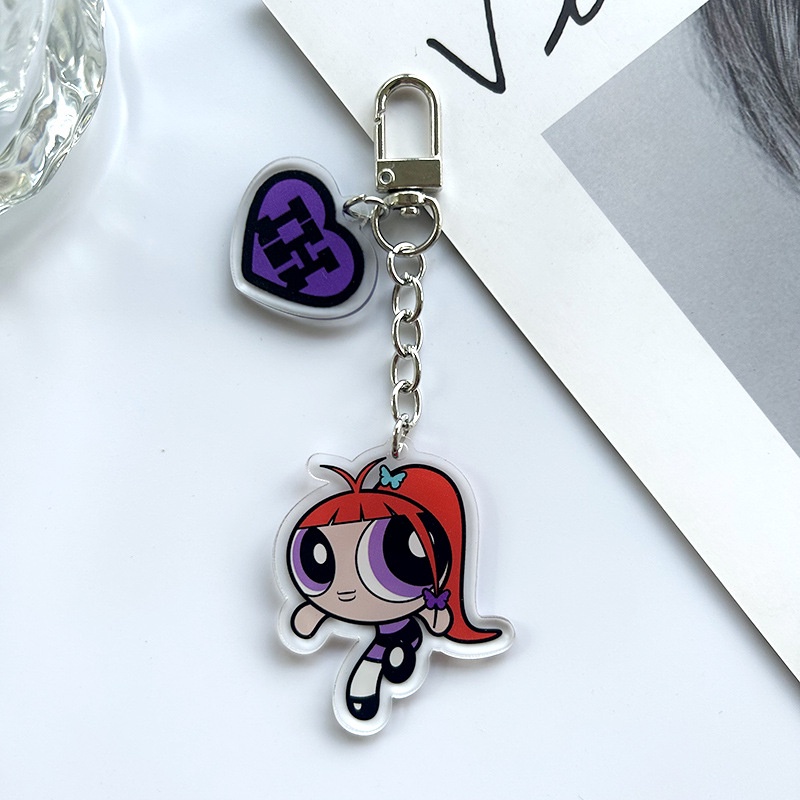 Móc Khóa Hai Mặt acrylic Phong Cách kpop Nans get up Cobrand Cao Bồi minji peripheral