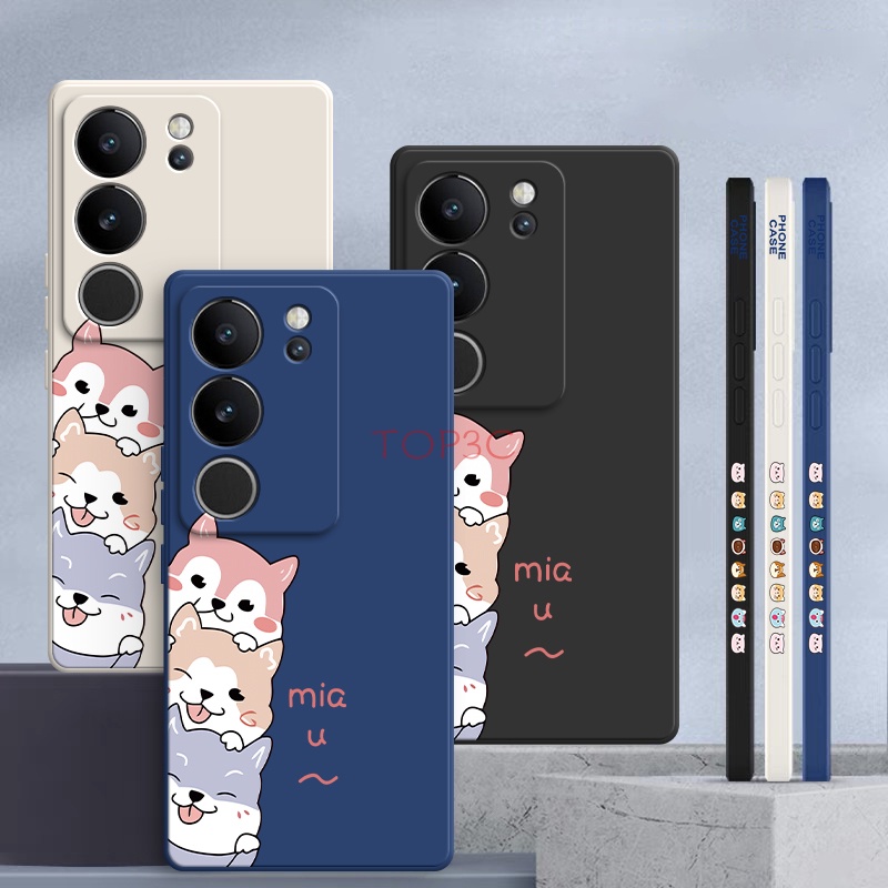 Ốp lưng vivo v29 5g / v29e 5g / v23 5g / v23e / v25 / v25e / v27 5g / V27E Ốp Điện Thoại In Hình Chú Chó Ngộ Nghĩnh Đáng Yêu Cho GG
