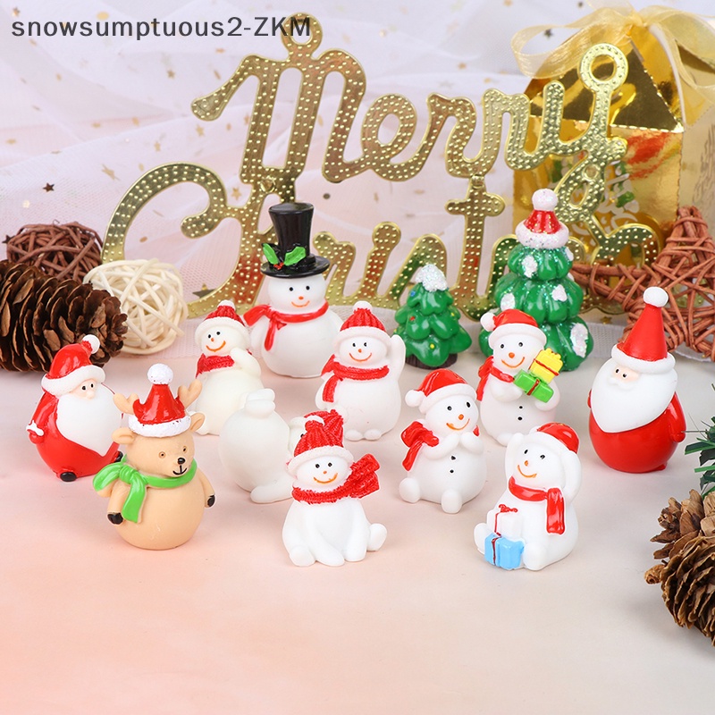 Mô Hình Ông Già Noel / Cây Thông / Người Tuyết Trang Trí Giáng Sinh