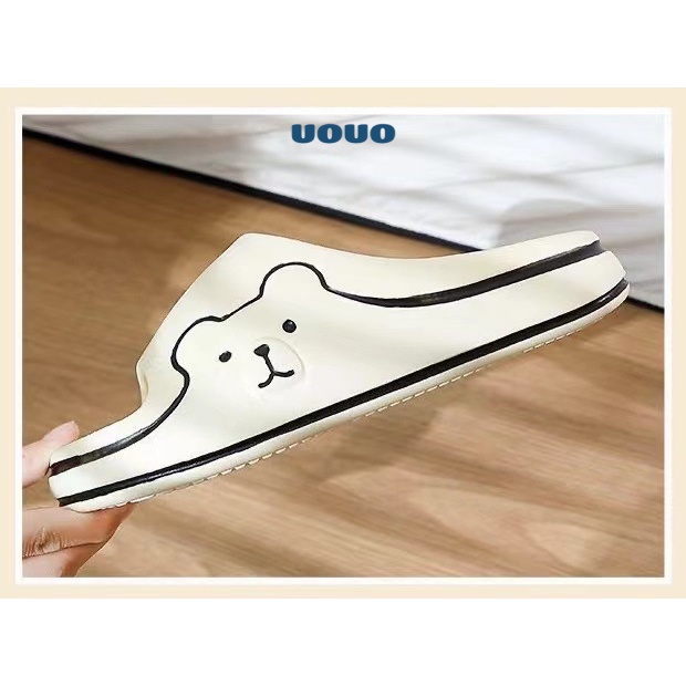 UOUO Dép Thời Trang Đơn Giản Cho Nữ dép bánh mì Độn đế Đường may tỉ mỉ Êm ái Siêu nhẹ B90H2ZC38Z230919