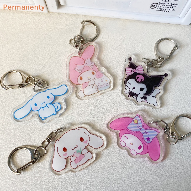 Móc Khóa acrylic Hình melody kuromi Cinnamoroll Dễ Thương