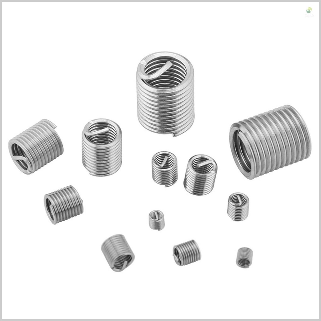 Stainless Steel Thread Insert Assortment Kit M3 M4 M5 M6 M8 M10 M12 for Thread Repair