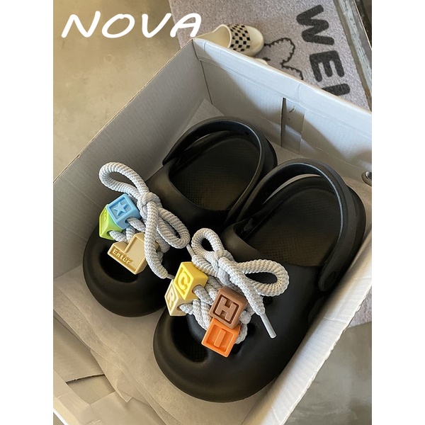 NOVA dép cross dép nữ dép bánh mì nữ dép bánh mì nữ Chống Trượt Thể thao Tinh tế Phóng khoáng Thanh lịch B21H0JG38Z230920