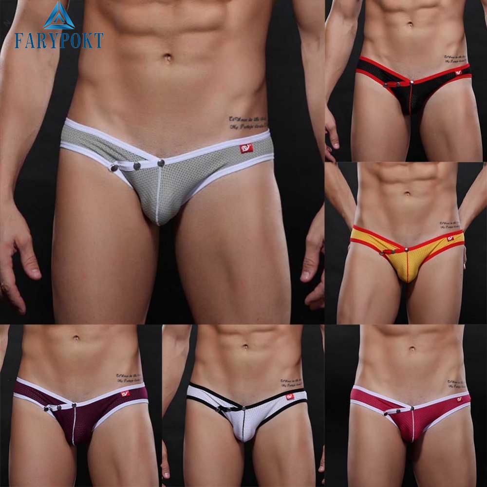 Quần Lót Nam Lưng Thấp Co Giãn Thoáng Khí Màu Sắc